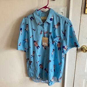 The sandlot short sleeve button up